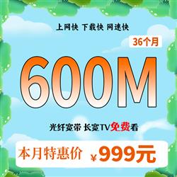 超寬600M,時(shí)長(zhǎng)36個(gè)月